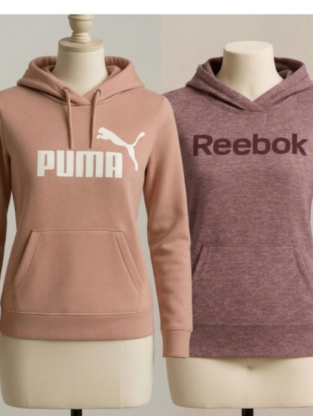 Bundle of 2 Athletic Hoodies | PUMA & Reebok